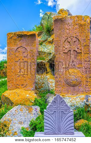 The Colored Khachkars