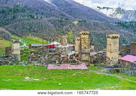 The Ruins In Old Village