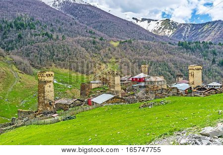 The Towers In Caucasus