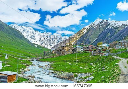 The Narrow Mountain River