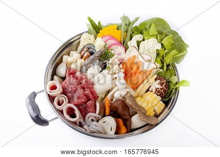 food japanese white, sushi healthy isolated shrimp