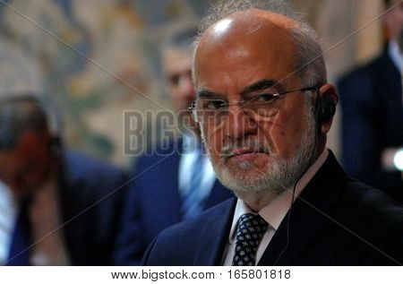 Belgrade, Serbia. January 19Th 2017: Iraq Foreign Minister Dr Ibrahim Al Jaafari In Official Visit T