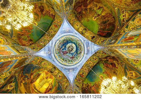 Church Of The Savior On Spilled Blood In Russia