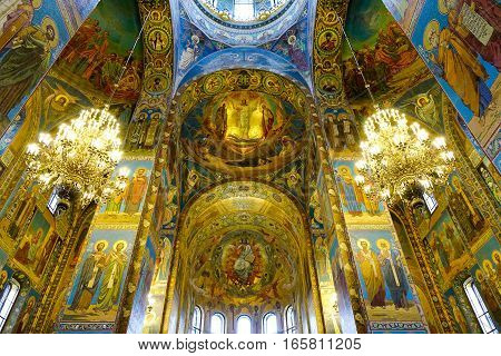 Church Of The Savior On Spilled Blood In Russia