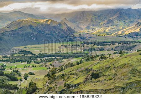 Andean Rural Scene Quilotoa, Ecuador
