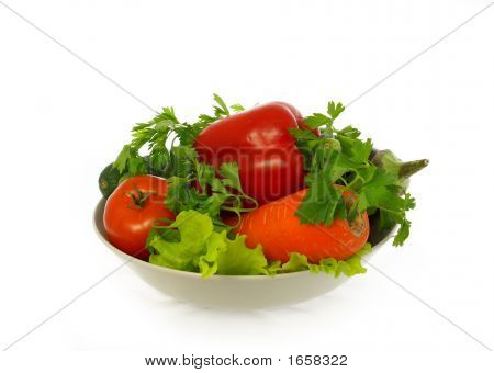 Piastra con verdure