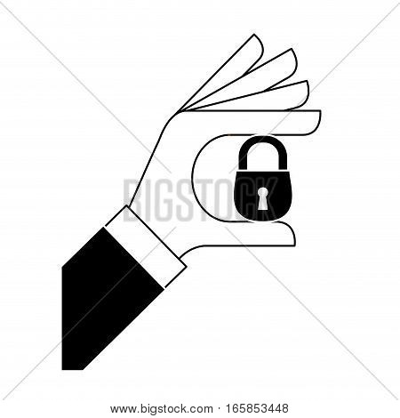 security or privacy related icons image vector illustration design