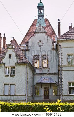 Schonborn palace of the 19th century. Ukraine Transcarpathia.