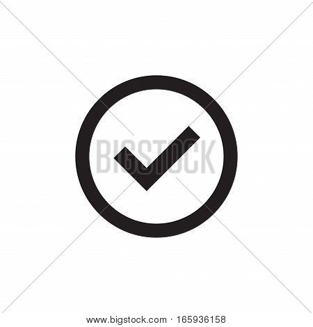 Tick Green Sign Element