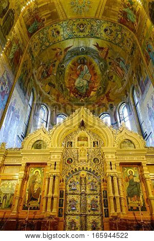 Church Of The Savior On Spilled Blood In Russia
