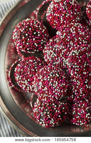 Valentine's Red And White Chocolate Nonpareils