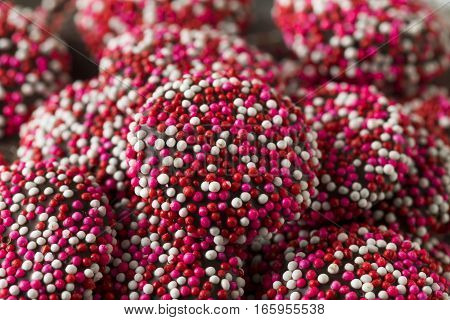 Valentine's Red And White Chocolate Nonpareils
