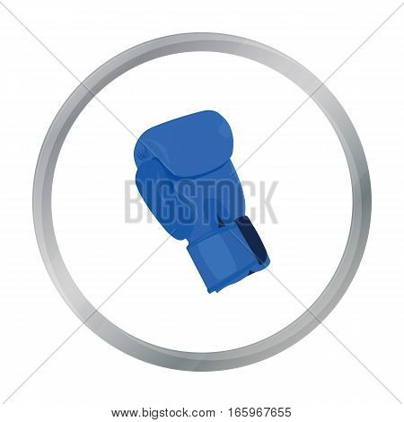 Boxing glove icon cartoon. Single sport icon from the big fitness, healthy, workout cartoon. - stock vector
