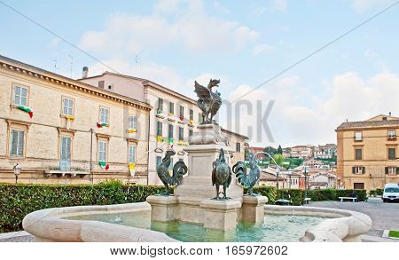 The Fountain In Park