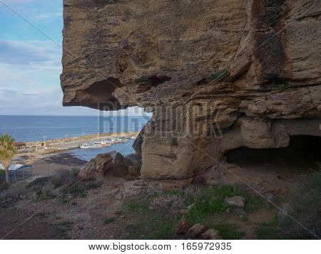 Beautiful Rocky Shore Of Cyprus