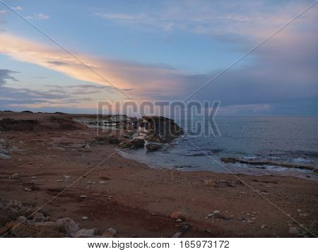 Beautiful Rocky Shore Of Cyprus