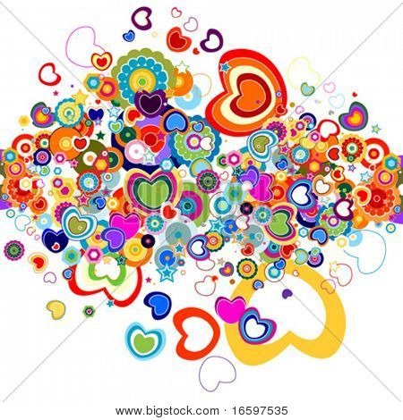 abstrakte farverige baggrunden