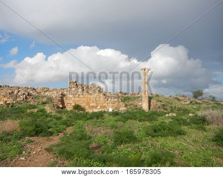 Ancient Greek Archeological Site Salamis
