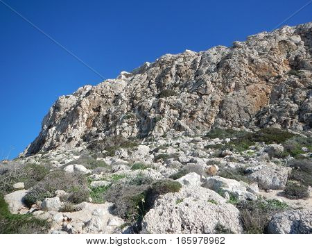 Beautiful Rocky Shore Of Cyprus