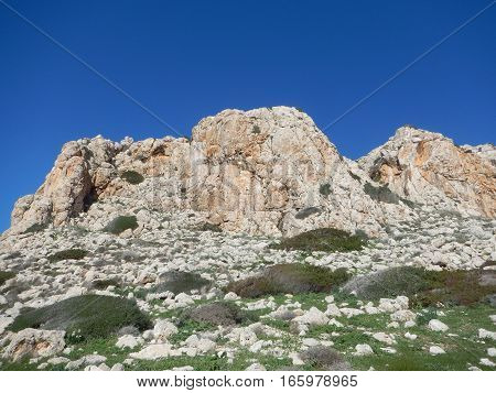Beautiful Rocky Shore Of Cyprus