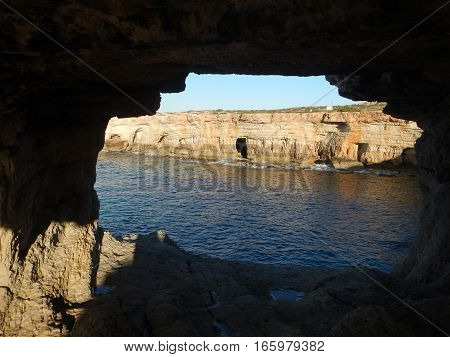 Beautiful Rocky Shore Of Cyprus