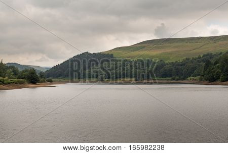 Derwent Reservoir in the Peak District in Derbyshire
