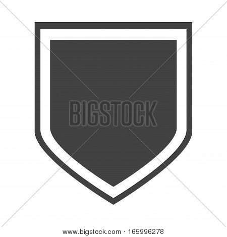 shield protection insignia honorary vector illustration eps 10