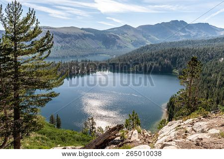 Overlooking Laky Mary And Lake George In Mammoth Lakes, California