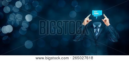 Data Mining (data-mining) Process And Big Data Analysis (bigdata) Issue Concept.