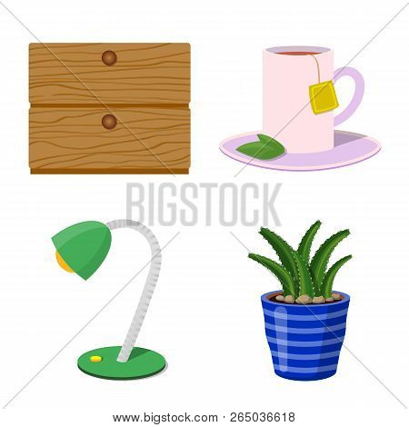 Vector Illustration Of Dreams And Night Logo. Set Of Dreams And Bedroom Vector Icon For Stock.