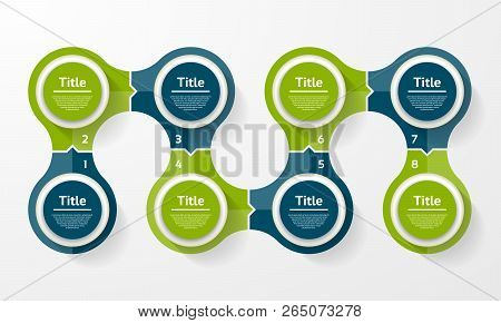 Vector Circle Infographic. Template For Cycle Diagram, Graph, Presentation And Round Chart. Business