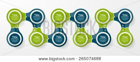 Vector Circle Infographic. Template For Cycle Diagram, Graph, Presentation And Round Chart. Business