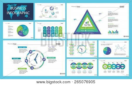 Business Inforgraphic Design Set For Management Concept. Can Be Used For Business Project, Annual Re
