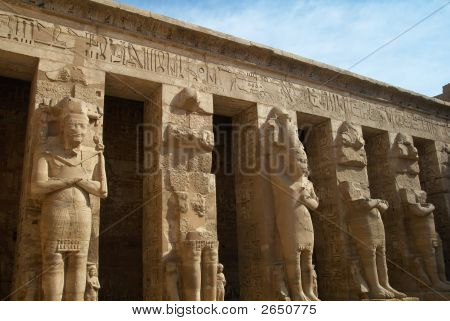 Medinet Habu gamle Egypten Temple