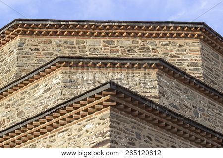 Clean View Of More Than 500 Years Old Masony Mosque In Local Places Of Turkey