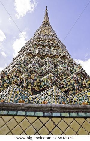 Pra-chetupon chrám Bangkok Thajsko