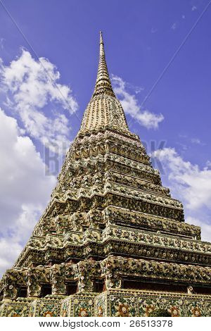 Pra-chetupon chrám Bangkok Thajsko