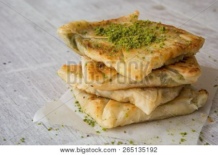 Traditional Gaziantep Dessert Katmer.