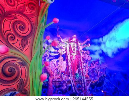 Durga Idol - Durga Puja Navrata, West Bengal, India