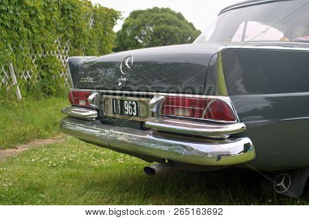 Saint Petersburg, Russia - July 08, 2017: Festival Of Old Volkswagen Car Bughouse Fest 2017. Black M