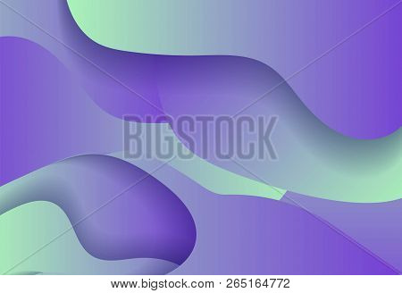 Colorful Geometric Background. Fluid Shapes Composition. Eps10 Vector.