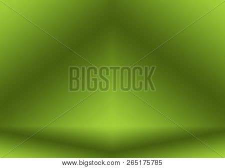 Abstract Blur Empty Green Gradient Studio Well Use As Background, Website Template, Frame, Business 