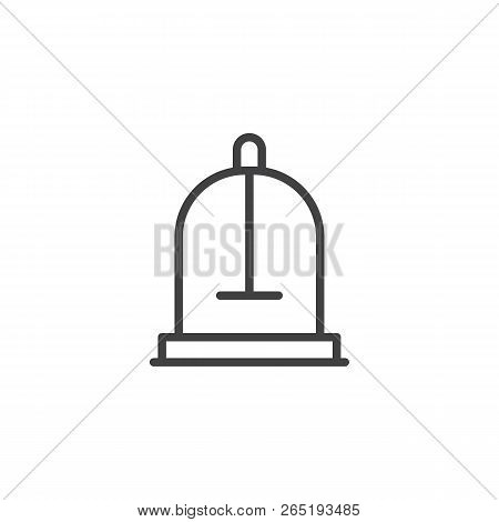 Parrot Cage Outline Icon. Linear Style Sign For Mobile Concept And Web Design. Pet Shop Simple Line 