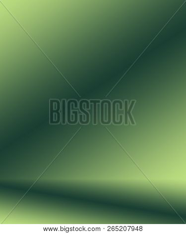 Abstract Blur Empty Green Gradient Studio Well Use As Background, Website Template, Frame, Business 