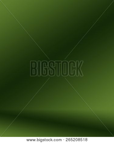 Abstract Blur Empty Green Gradient Studio Well Use As Background, Website Template, Frame, Business 