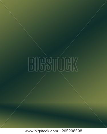 Abstract Blur Empty Green Gradient Studio Well Use As Background, Website Template, Frame, Business 