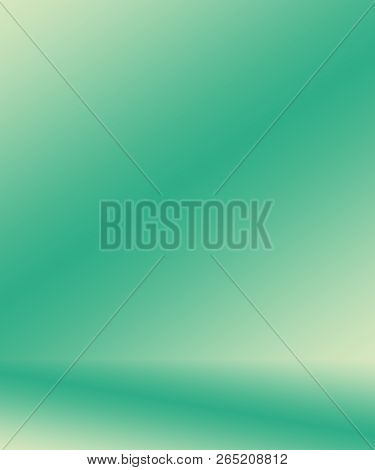 Abstract Blur Empty Green Gradient Studio Well Use As Background, Website Template, Frame, Business 