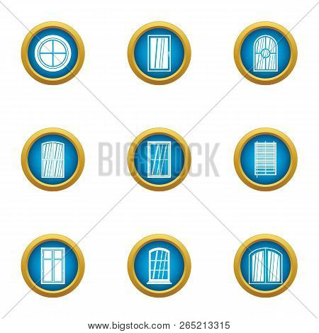 Viewport Icons Set. Flat Set Of 9 Viewport Vector Icons For Web Isolated On White Background