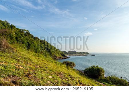 Beautiful Landscape Picture Of View Point Coast And Hill From Khao Leam Ya National Park Nearly Same