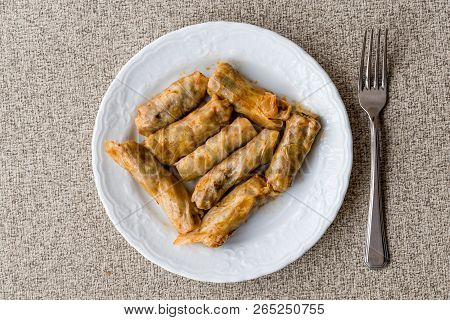 Turkish Dolma Lahana Sarmasi / Cabbage Rolls.